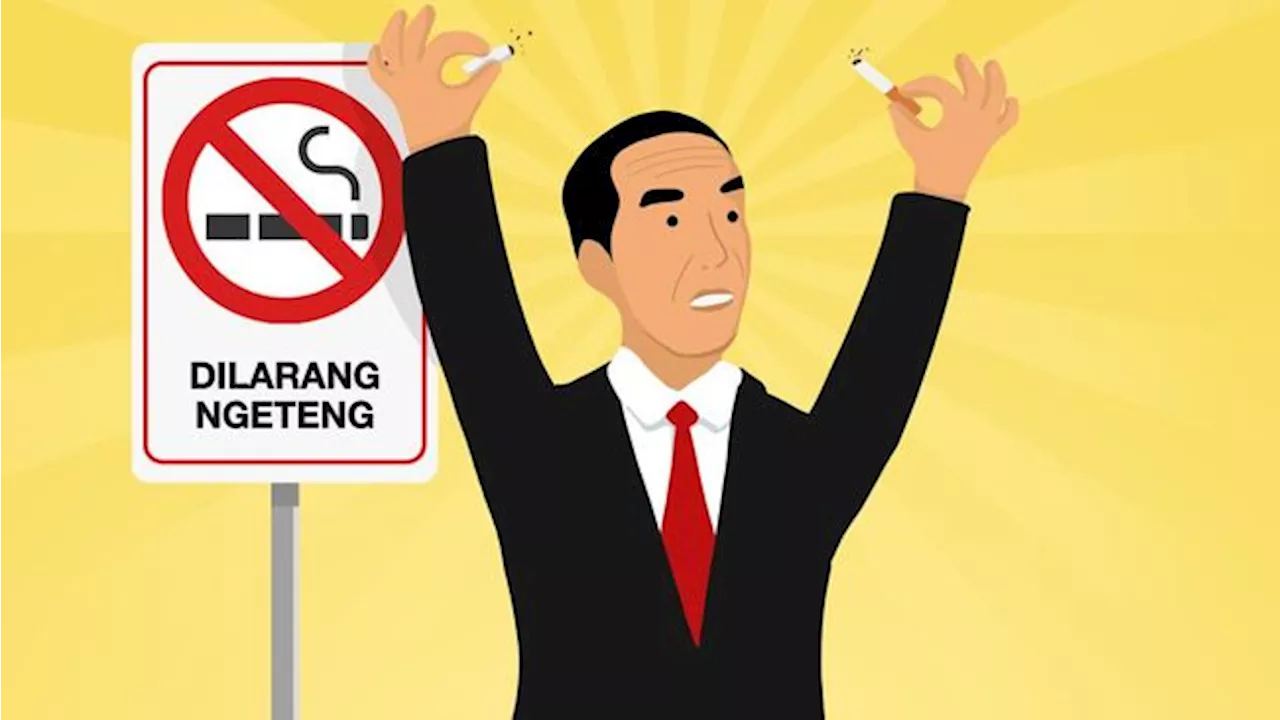 Resmi! Jokowi Larang Jual Rokok Ketengan Per Batang, Ini Aturannya