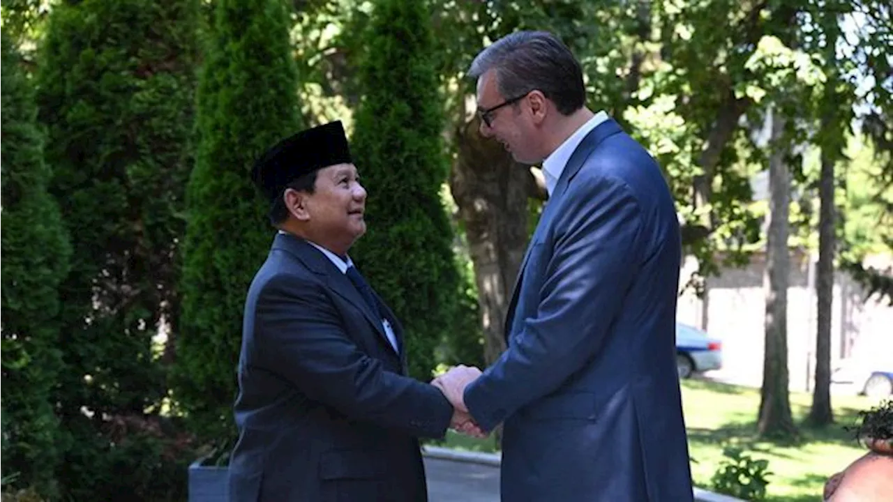 Usai dari Paris, Prabowo Terbang ke Serbia Temui Presiden Vucic