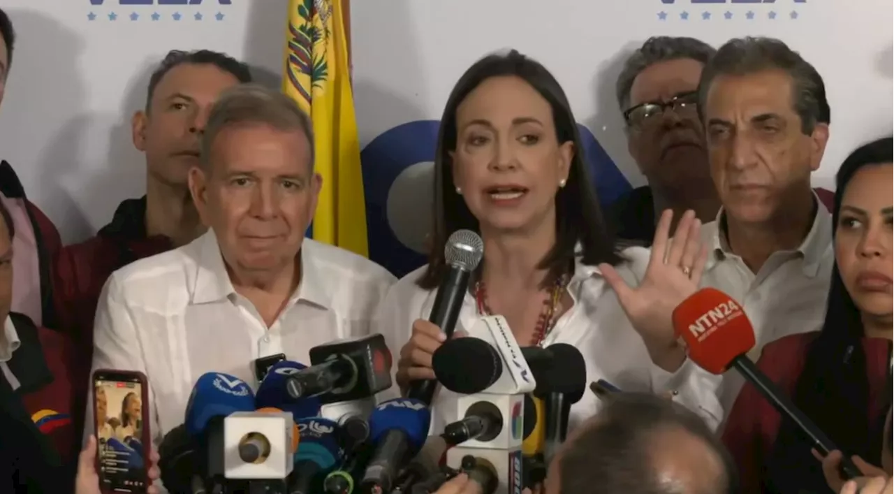 Presidente da Assembleia Nacional pede prisão de María Corina Machado e Edmundo González