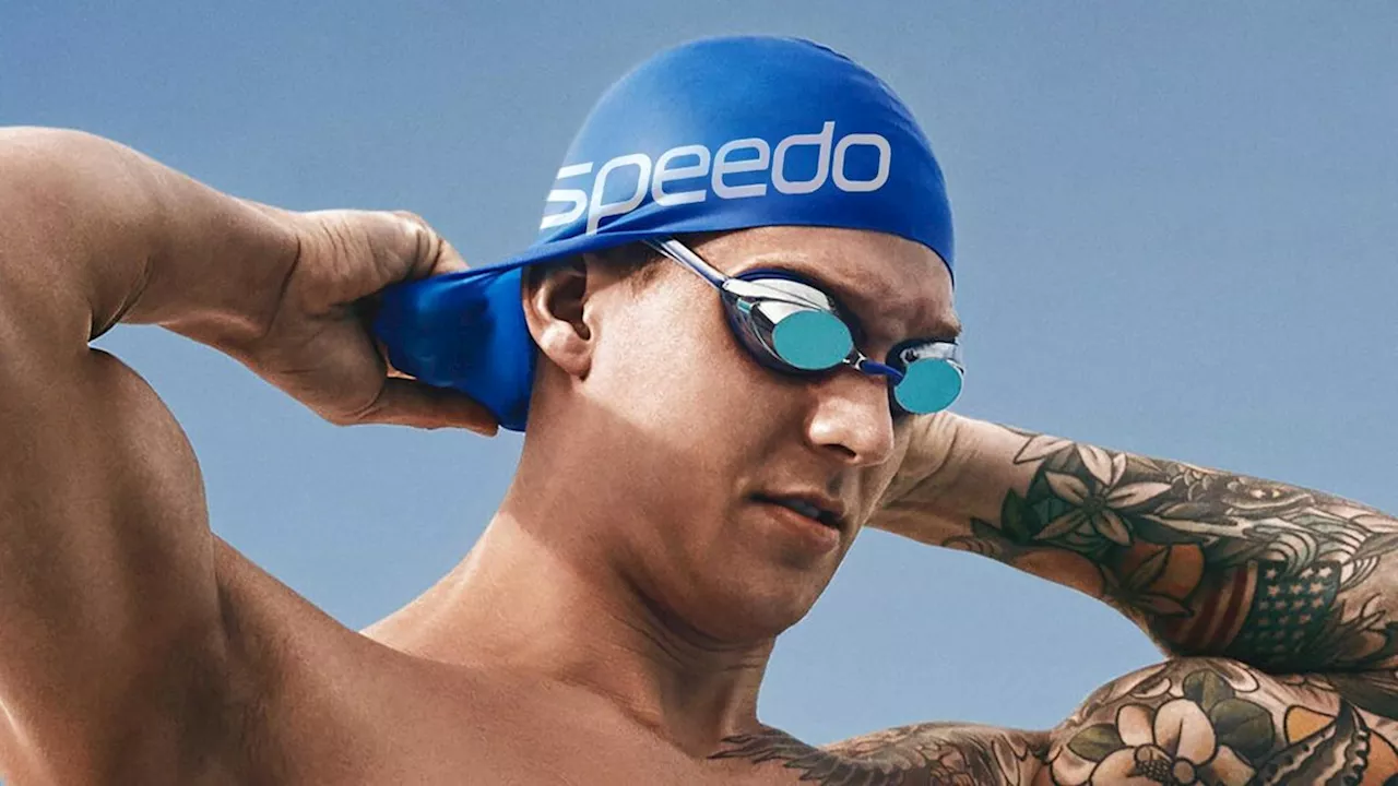 The new Speedo logo is a bit of a stretch