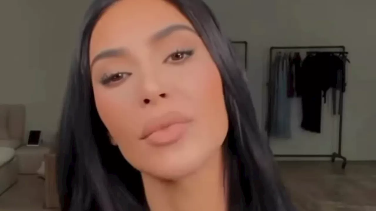 Kim Kardashian shows off her derriere during TWO hour workout