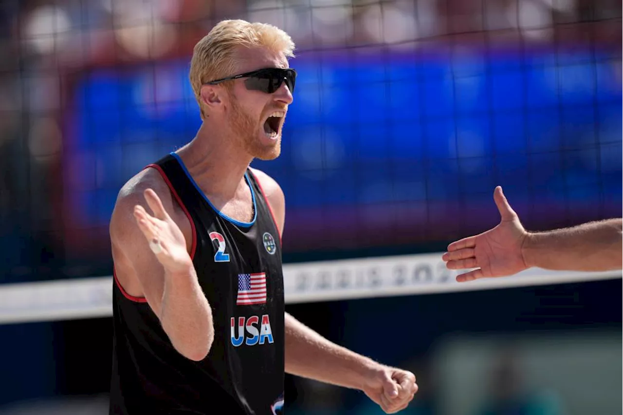 Ex-NBA player Chase Budinger wins 2024 Olympic beach volleyball debut in Paris