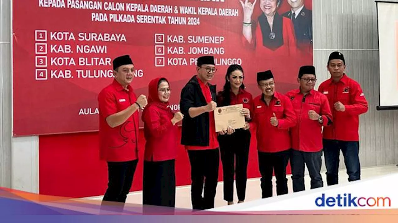 Kris Dayanti Resmi Kantongi Surat Tugas PDIP Maju di Pilwali Batu 2024