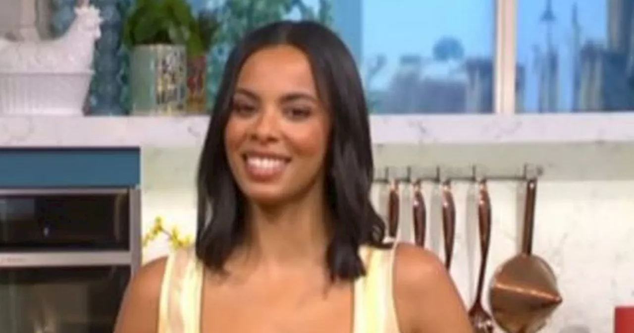 Rochelle Humes wears colourful set from Mango on This Morning