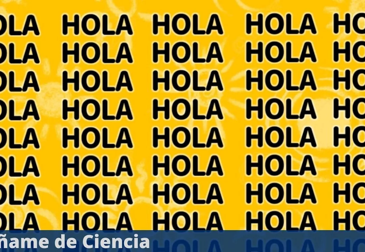 Acertijo visual FÁCIL de resolver: Encuentra la palabra “OLA” oculta entre las palabras “HOLA”