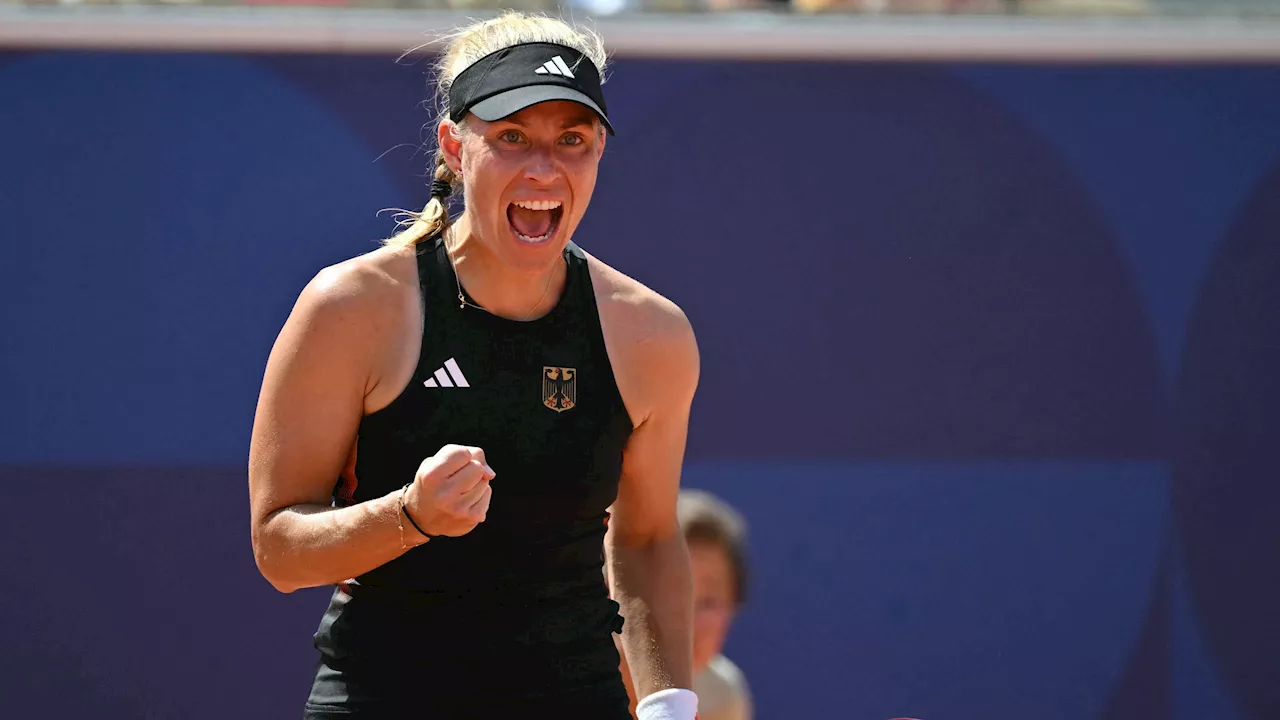 Olympia 2024: Angelique Kerber schlägt Leylah Fernandez und steht im Viertelfinale der olympischen Spiele von Paris