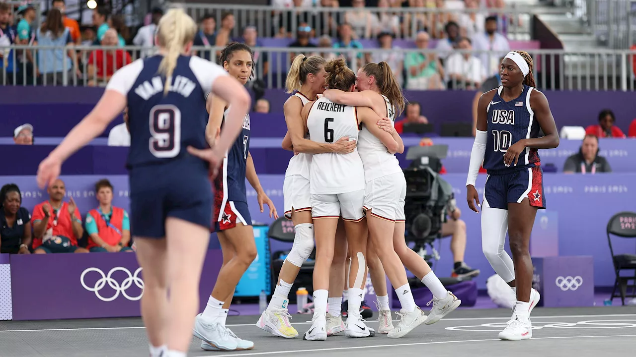 Olympia 2024: Deutsche 3x3 Basketballerinnen konnten sich gegen die USA durchsetzen - Olympia-Premiere gelungen