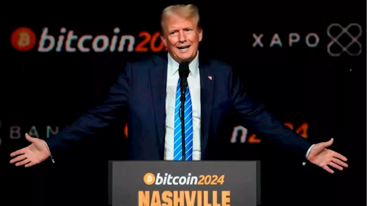 ‘The first crypto president’: bitcoin fans bet on Donald Trump to change fortunes