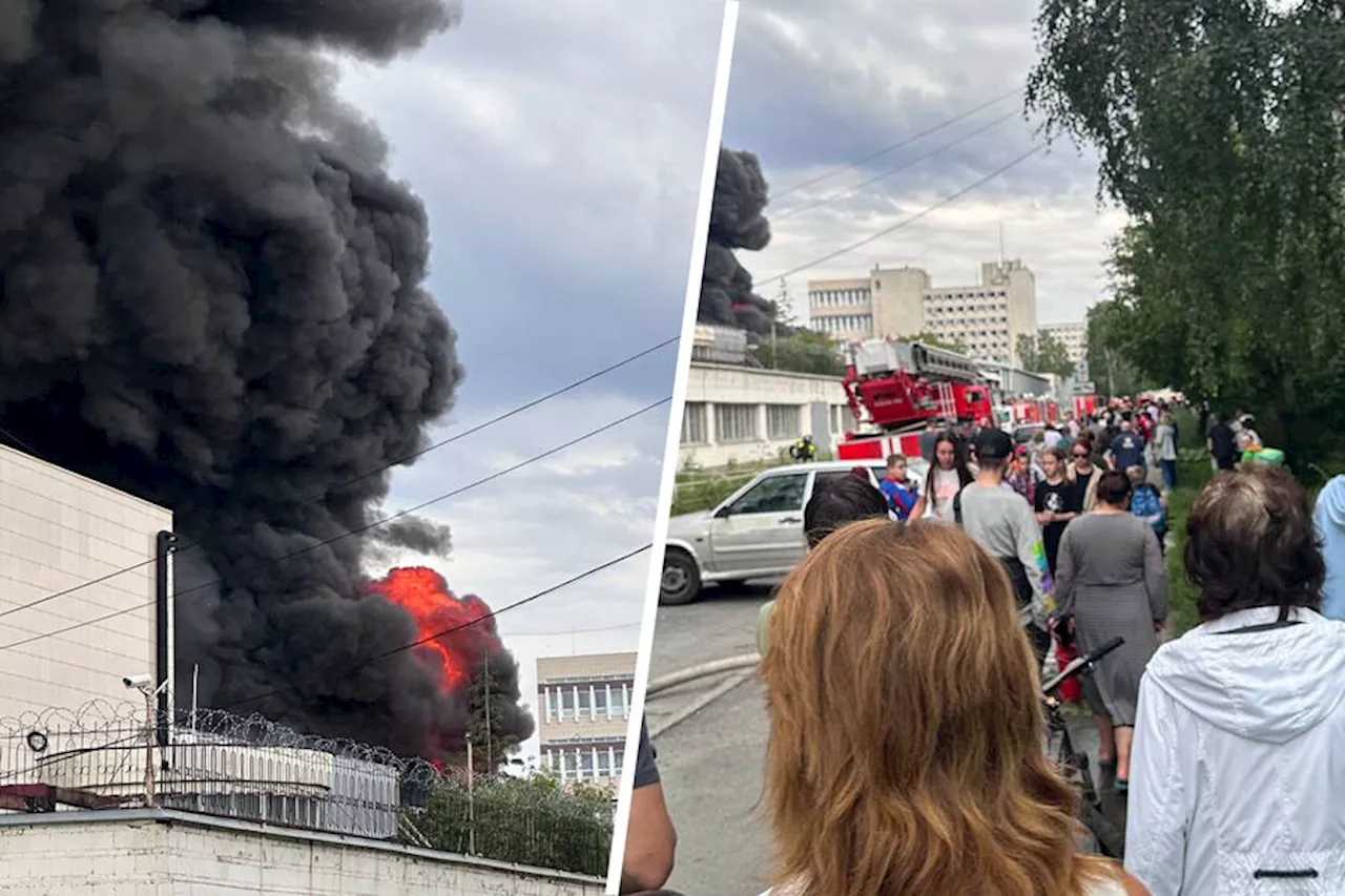 Стала известна причина сильного пожара в Екатеринбурге