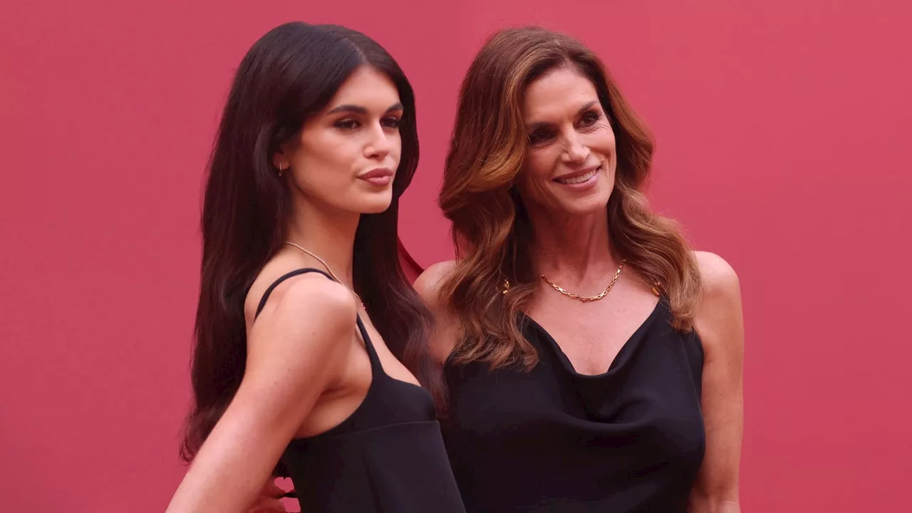 Kaia Gerber and Cindy Crawford wore two versions of the same trend