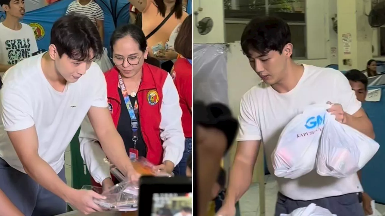 Kim Ji Soo joins GMA Kapuso Foundation's relief efforts for Typhoon Carina victims