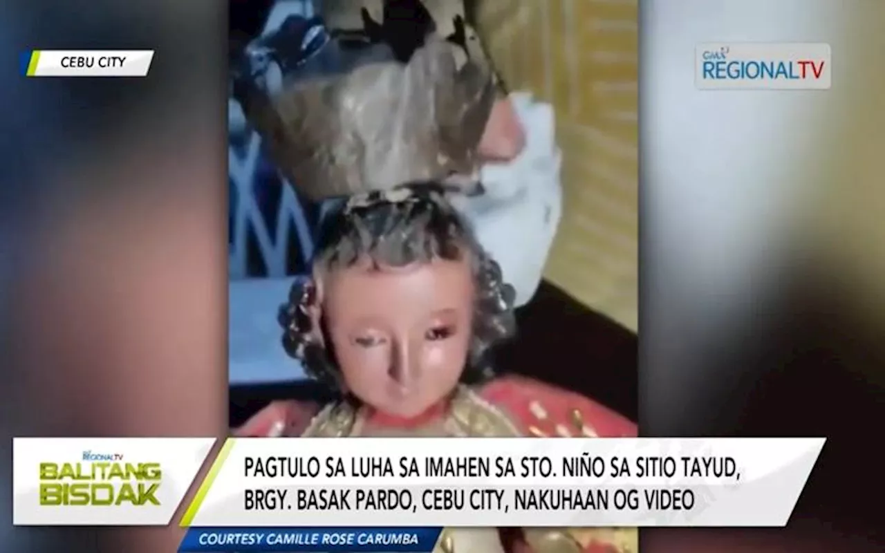 Santo Niño image allegedly shed tears; Church to verify