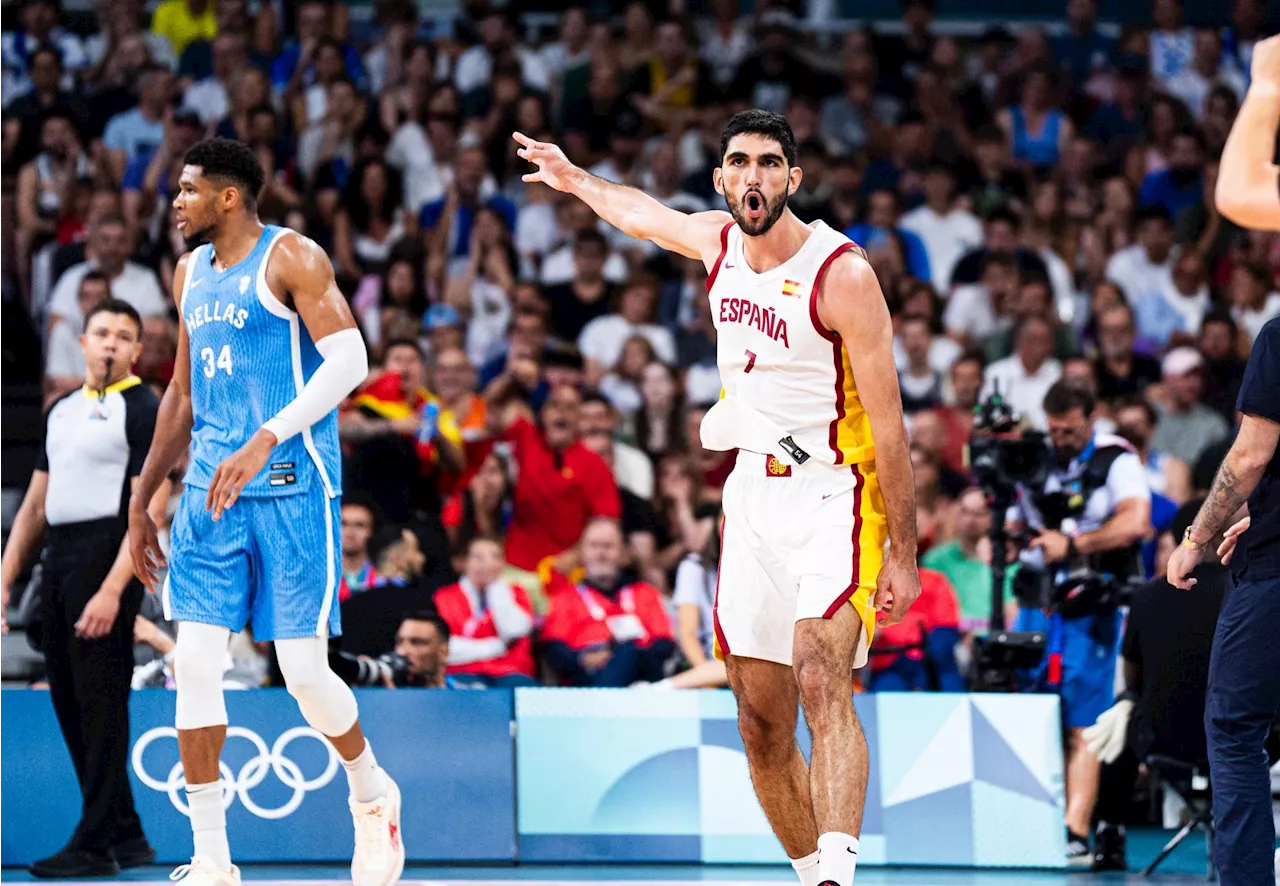 Spain rallies past Greece, Canada stuns Australia in Olympic basketball