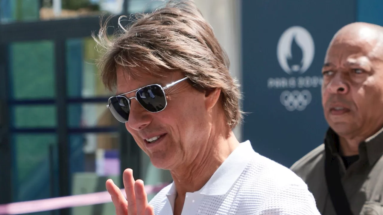 Tom Cruise portait une Rolex au cadran somptueux lors des épreuves de gymnastique des Jeux olympiques