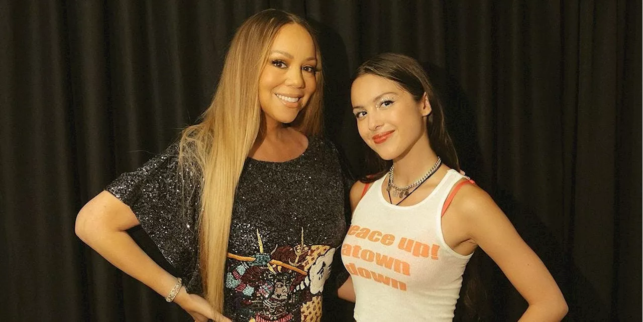 Mariah Carey and Olivia Rodrigo Twin in Spectacularly Sequined Looks