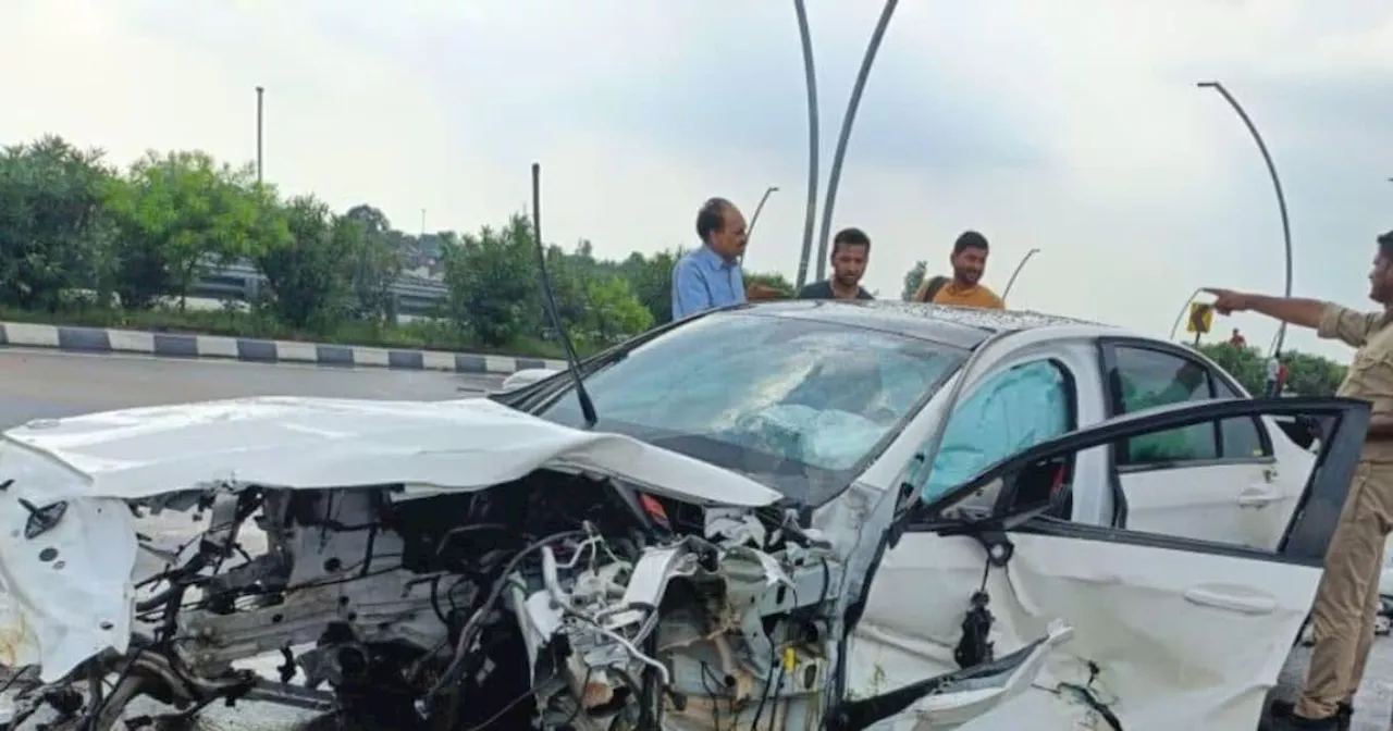 कन्नौज में मंत्री नंद गोपाल नंदी के बेटा-बहू का एक्सीडेंट, कार के उड़ गए परखच्चे, इलाज के लिए अस्पताल में भ...