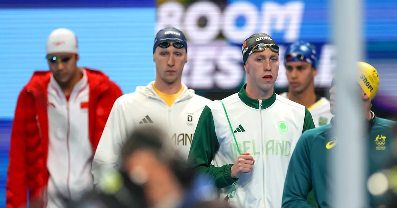 Daniel Wiffen 800m freestyle final live updates as Team Ireland swimmer goes for gold