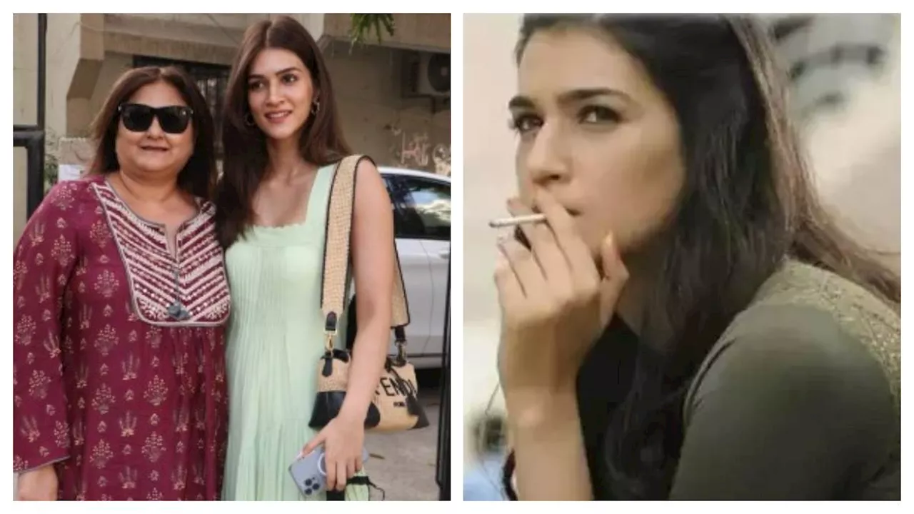 Kriti Sanon को सिगरेट पीता देख गीता सेनन का पुराना ट्वीट वायरल, कभी मां ने बेटी को बताया था नॉन स्मोकर