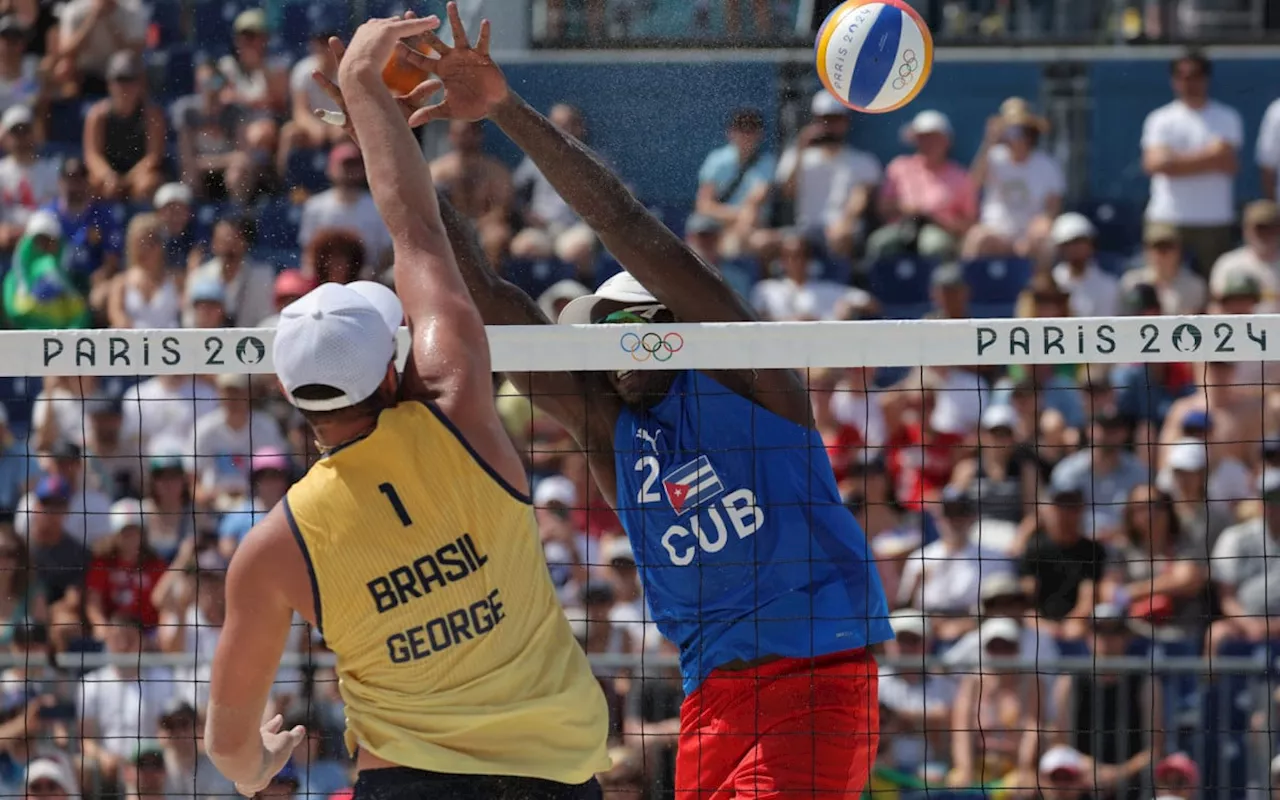 André e George são superados por dupla cubana em segunda partida no vôlei de praia