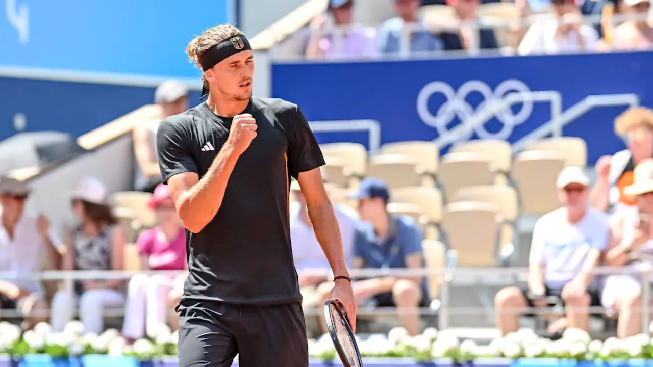 Olympia 2024: Alexander Zverev im Achtelfinale