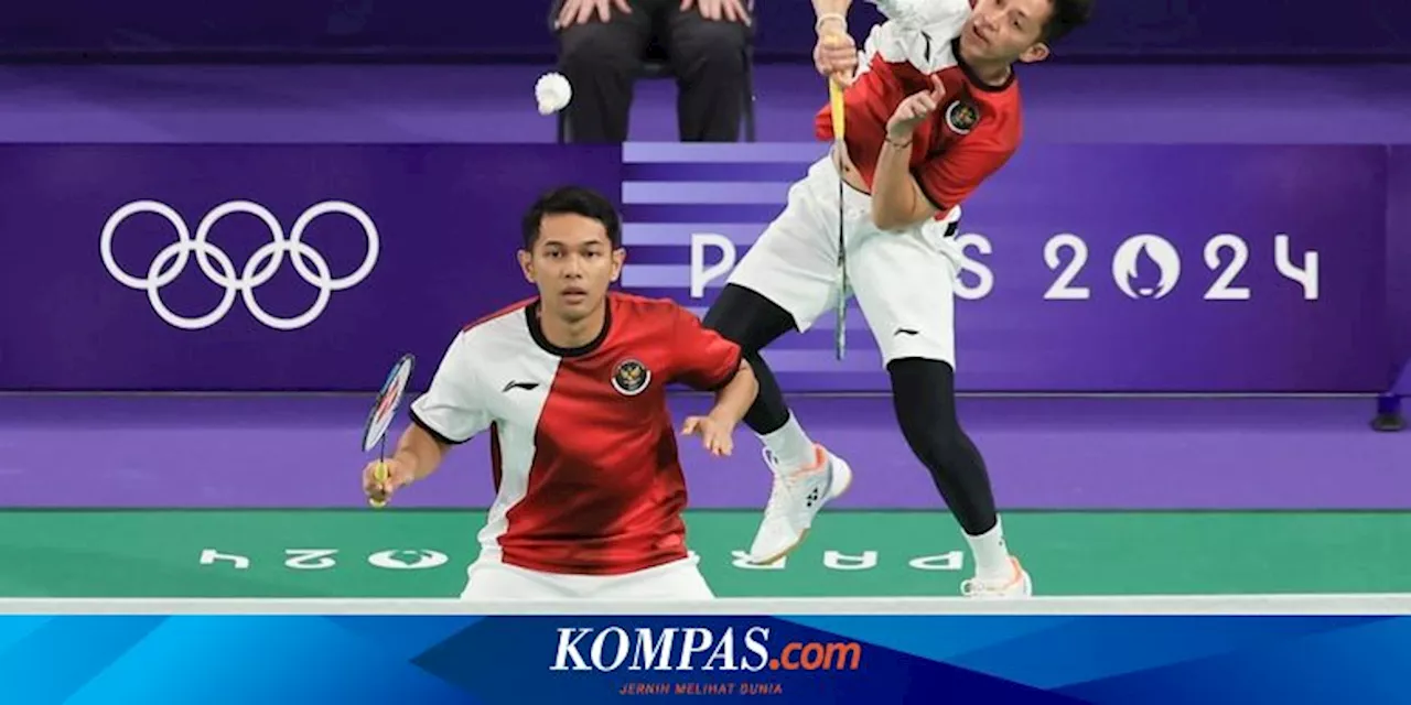 Hasil Badminton Olimpiade 2024, Fajar/Rian Dibekuk Wakil India Dua Gim Langsung