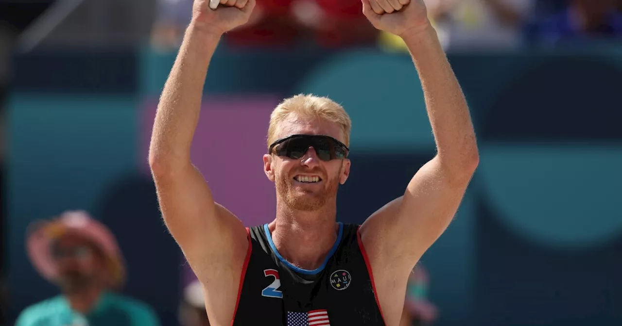 Former NBA player Chase Budinger makes history on the Olympic beach volleyball court