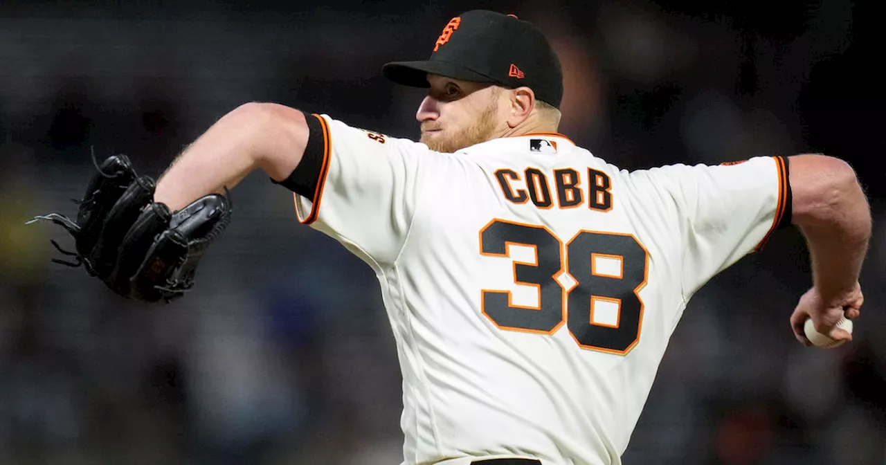 Giants send pitcher Alex Cobb to Cleveland for prospects as trade deadline arrives