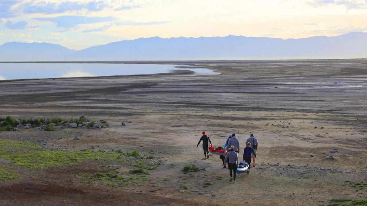 Great Salt Lake's dry lakebed 'big' producer of greenhouse gas emissions, study finds