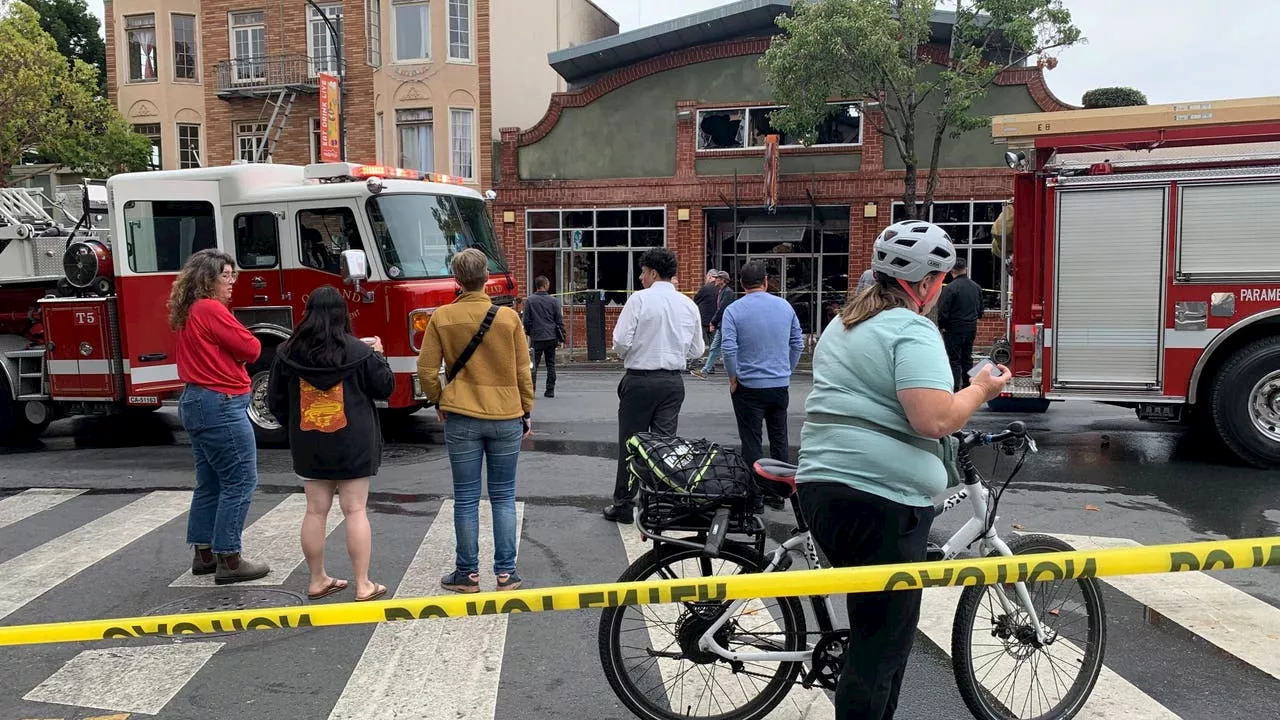 Fire rips through East Bay Booksellers in Oakland