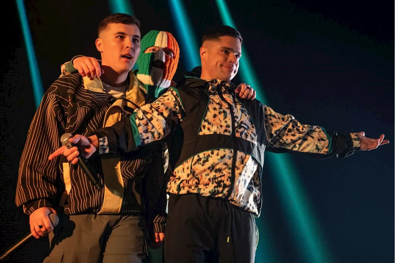 Meet Kneecap, the Irish-language hip-hop trio with a Sundance hit film coming out