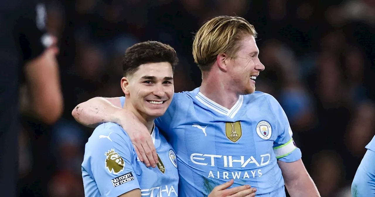 Guardiola's blunt message to Alvarez and De Bruyne admission