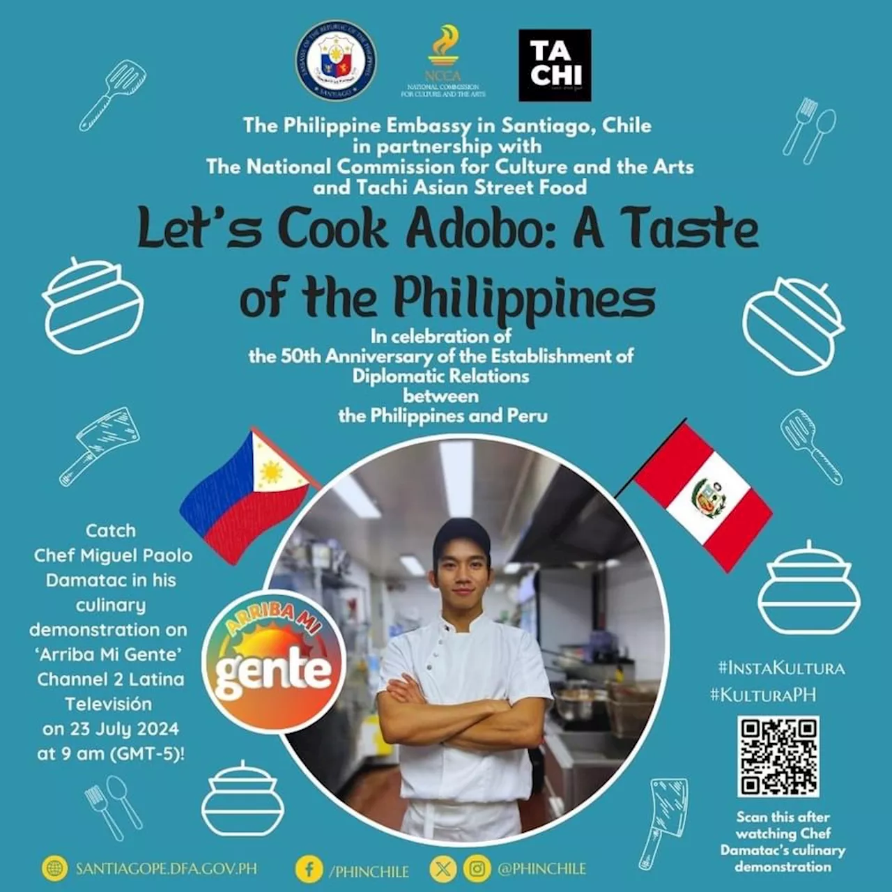 NCCA marks 50 years of PH-Peru diplomatic relations with culinary demo