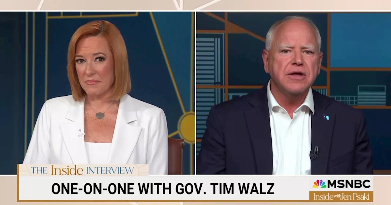 Gov. Tim Walz: Why the 'weird' label sticks to Trump & JD Vance's strange politics