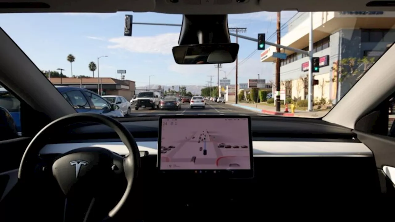 Tesla investor tests Full Self-Driving, narrowly avoids crash