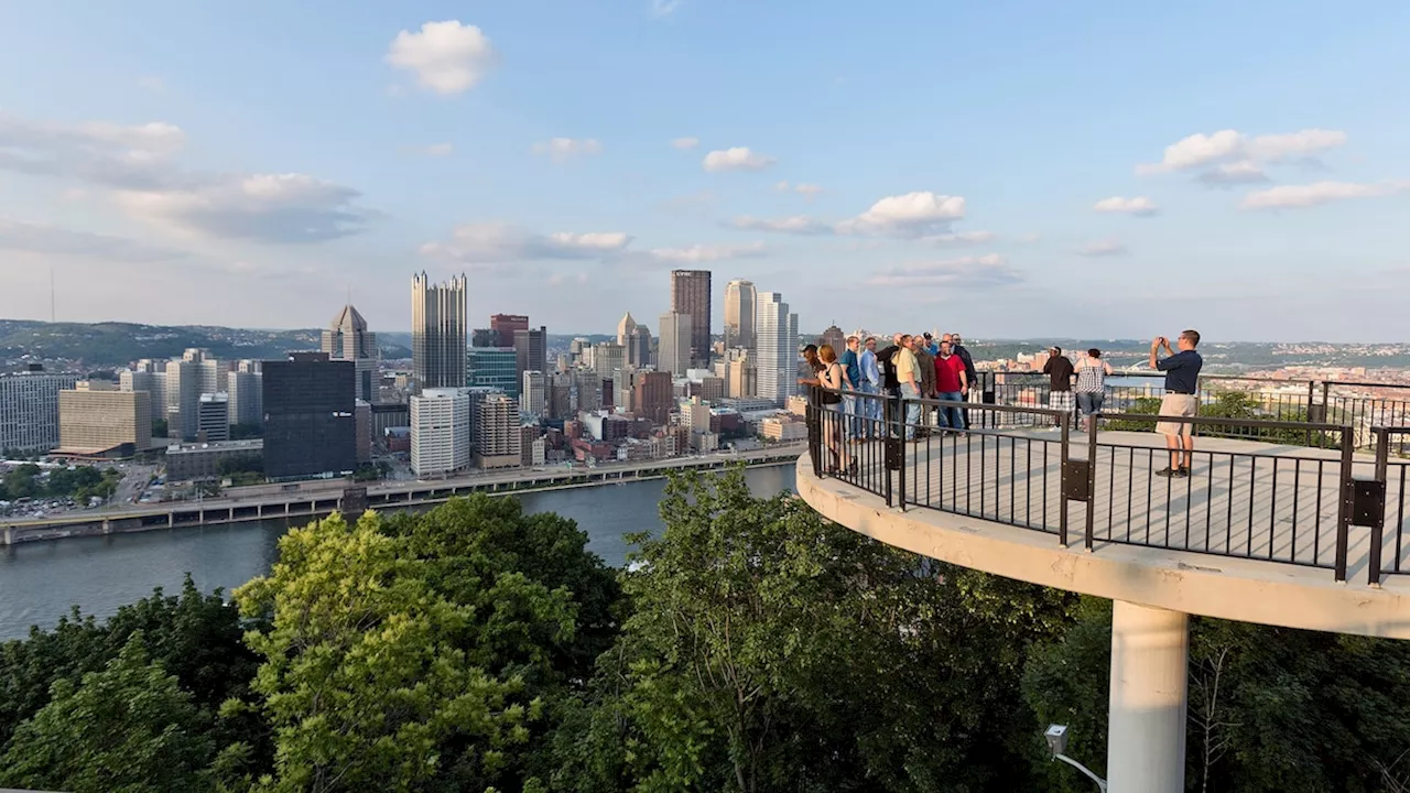 Pittsburgh has 700 staircases that offer the perfect view for urban hikers