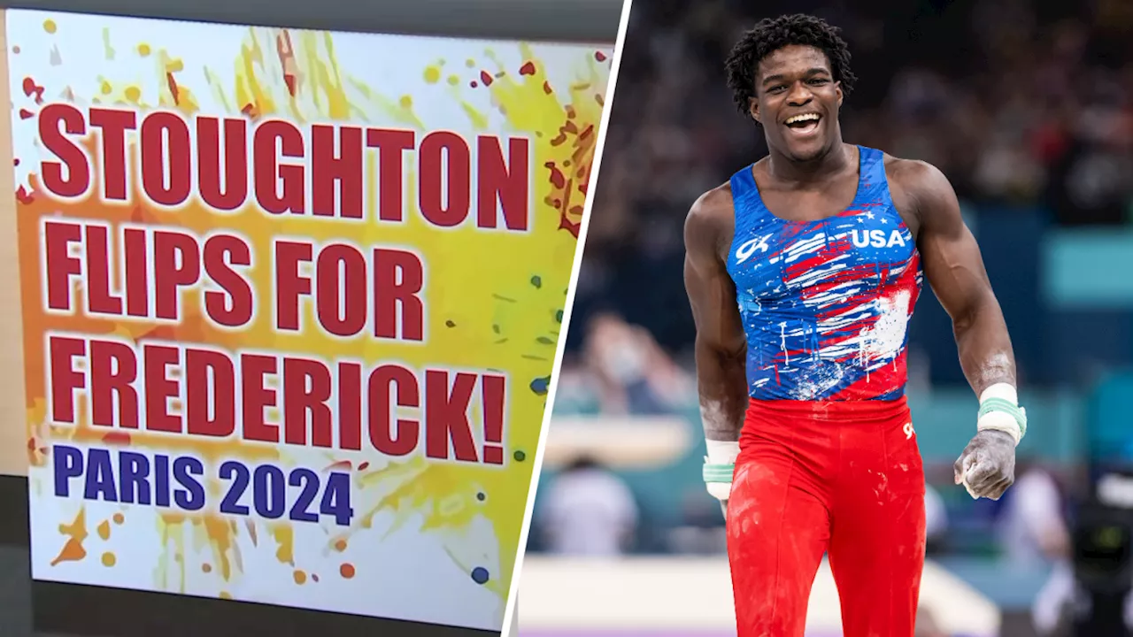 Stoughton flips for Frederick: Hometown fans cheer on Team USA gymnast