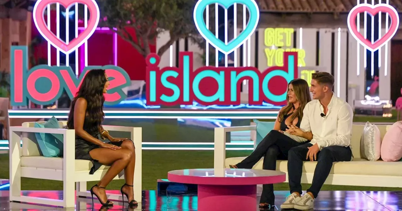 Maya Jama looks flustered as Matilda makes rude gesture during Love Island final