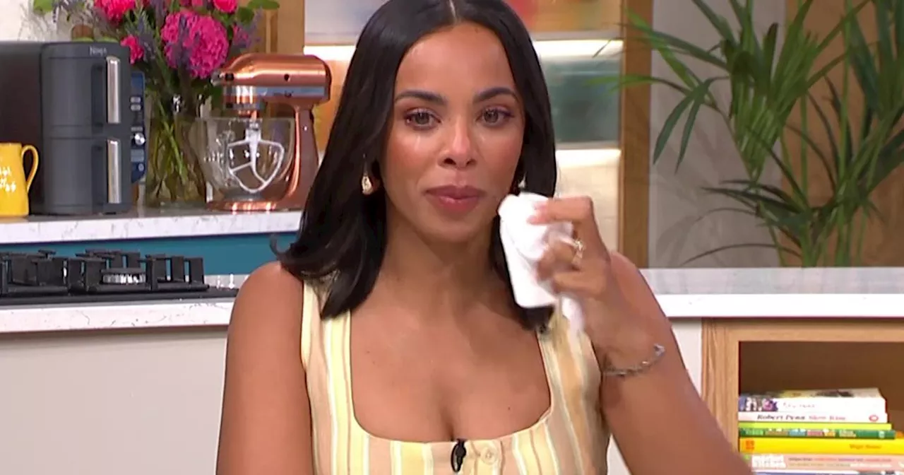 Rochelle Humes breaks down in tears on This Morning during emotional phone in