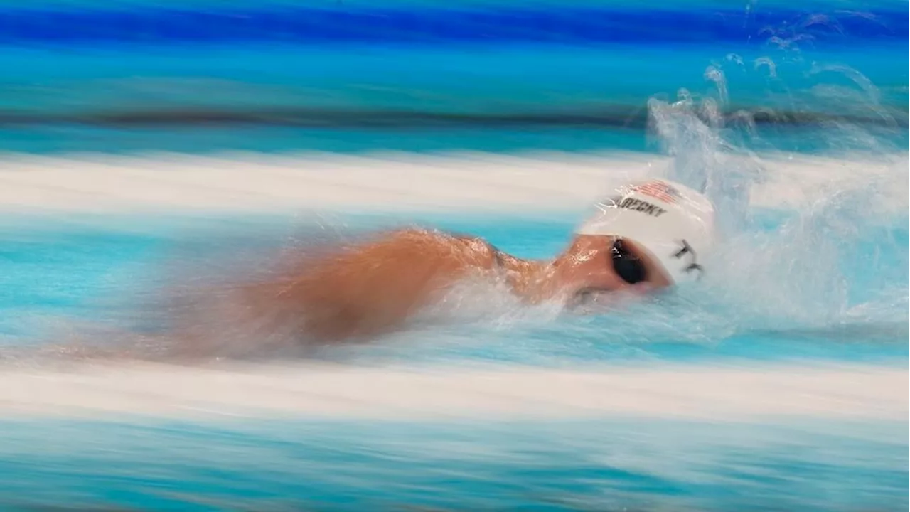 Katie Ledecky leads in 1500m freestyle heats, eyes historic 12th Olympic medal