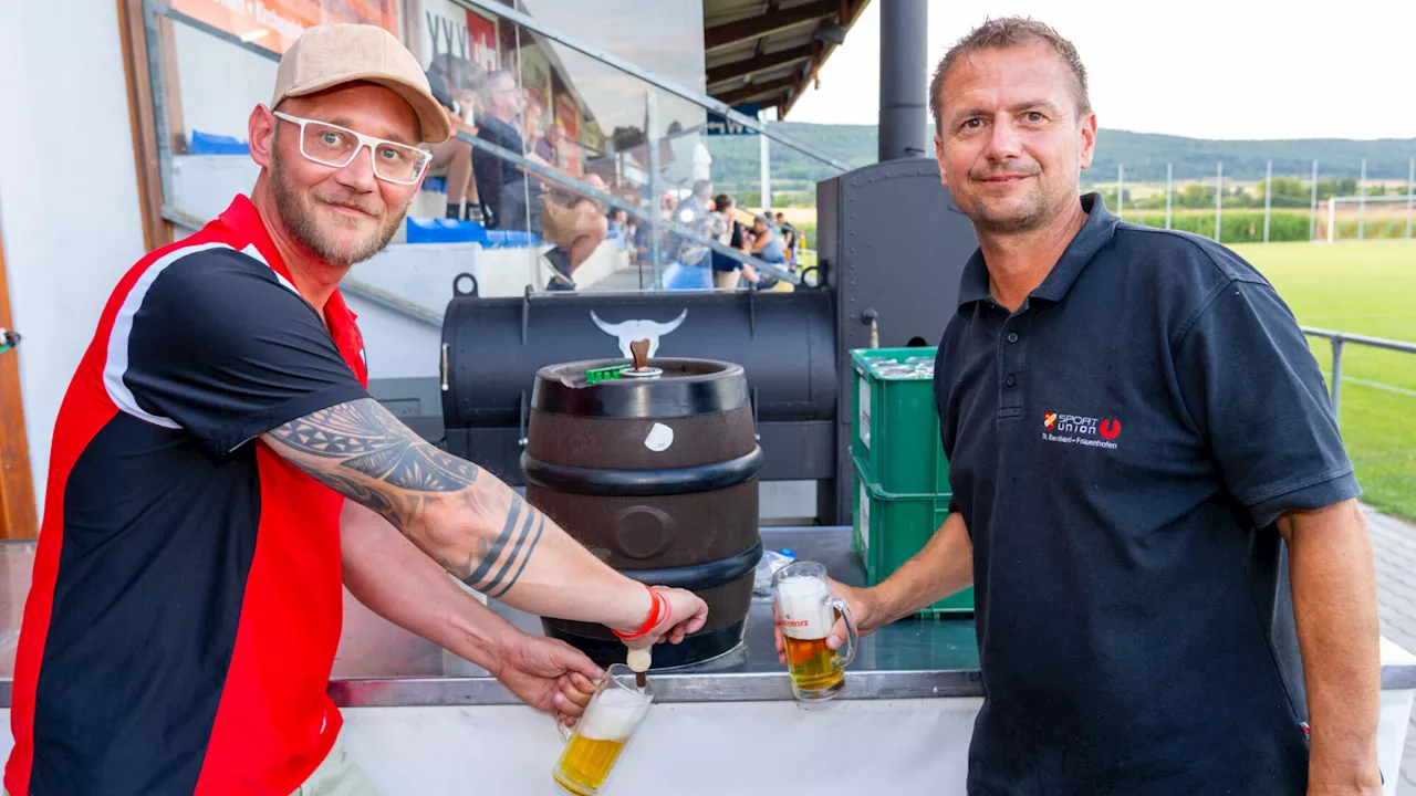 „Wuchteln“ zur Unterhaltung beim Sportlerfest St. Bernhard-Frauenhofen