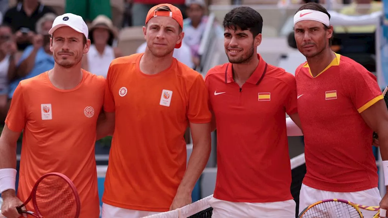 Griekspoor en Koolhof pas in supertiebreak ten onder tegen Nadal en Alcaraz