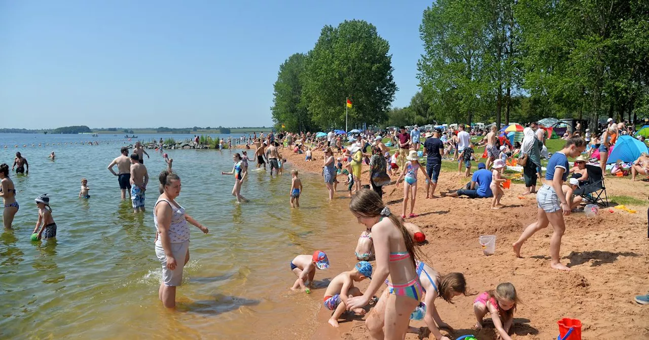 East Midlands beach shuts to allow huge delivery despite glorious weather