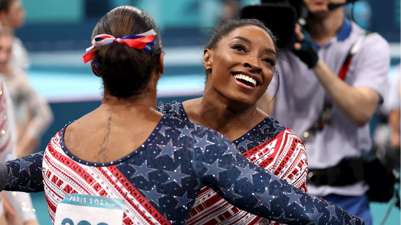 Simone Biles and Team USA reclaim Olympic gold in women's all-around gymnastics final