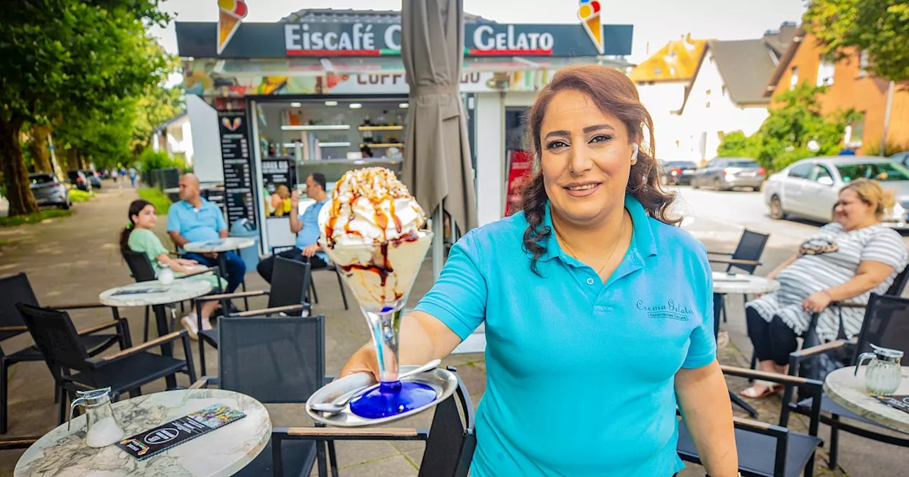 Künftig an der Lutter: Bielefelder Eisgenuss an Bielefelder Platanenallee