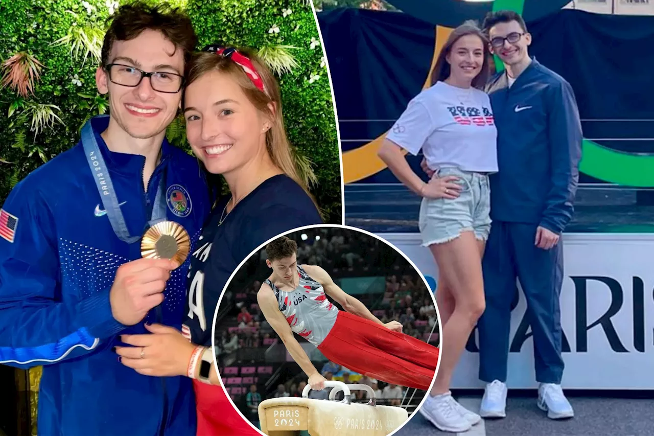 Girlfriend of Team USA gymnastics hero Stephen Nedoroscik swoons over Paris Olympics triumph