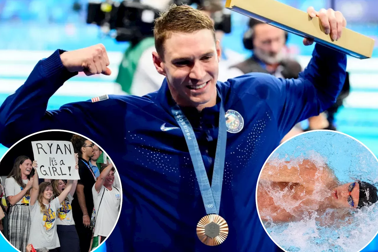 US swimmer Ryan Murphy's Olympic bronze medal comes with emotional gender reveal