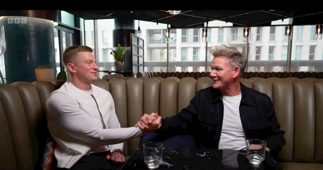 Adam Peaty breaks down in tears in front of girlfriend's dad Gordon Ramsay