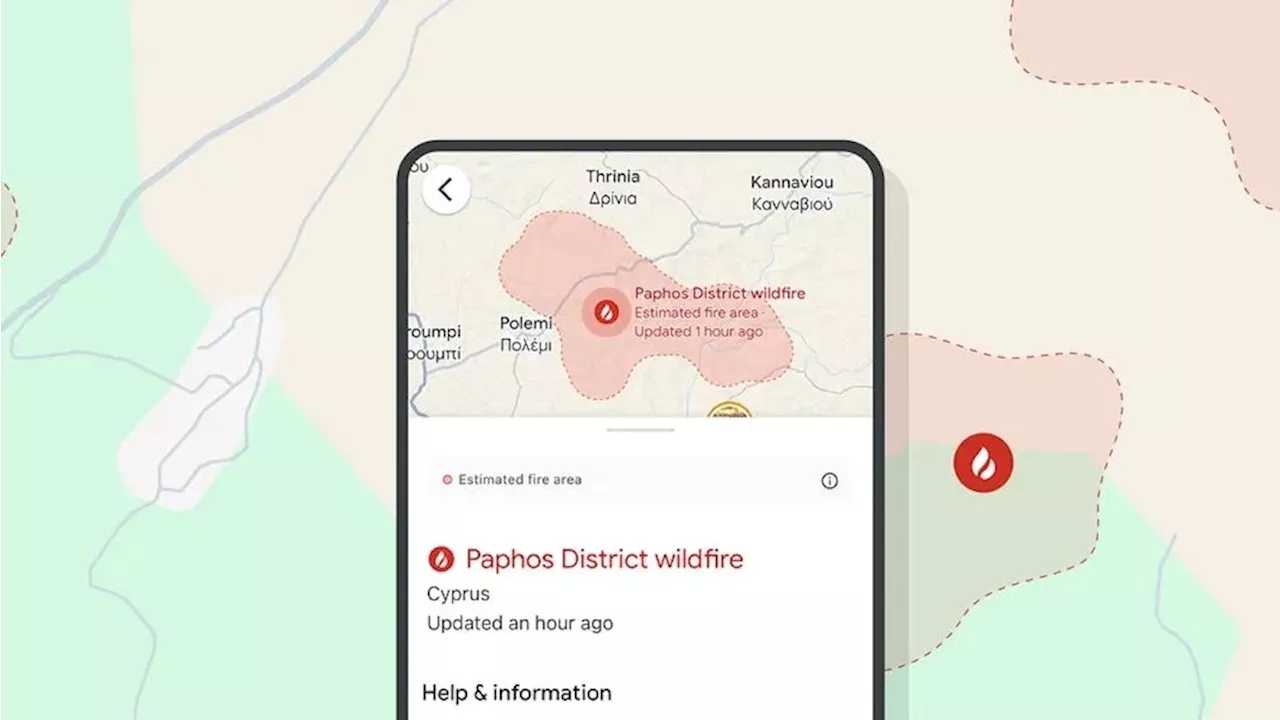 Google Maps and Search expand wildfire tracking to 15 countries