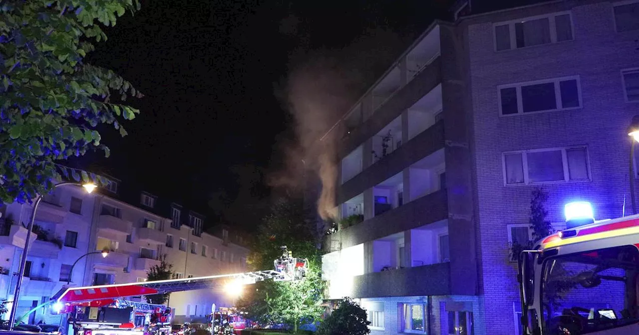 Düsseldorf-Bilk: Wohnung in Flammen — zwei Personen verletzt