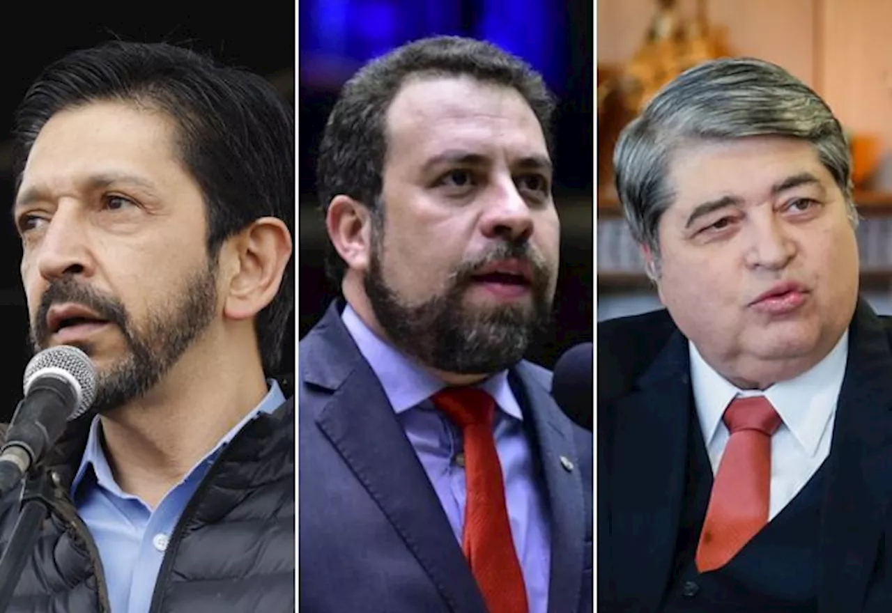 Nunes, Boulos e Datena empatam na disputa à Prefeitura de São Paulo, diz Quaest